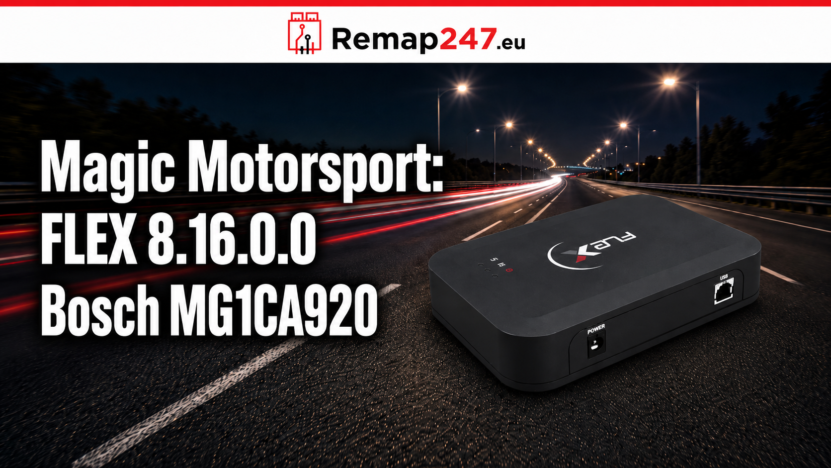 Magic Motorsport FLEX 8.16.0.0: Bosch MG1CA920 SPC58N jetzt per Boot Glitch mit kortex